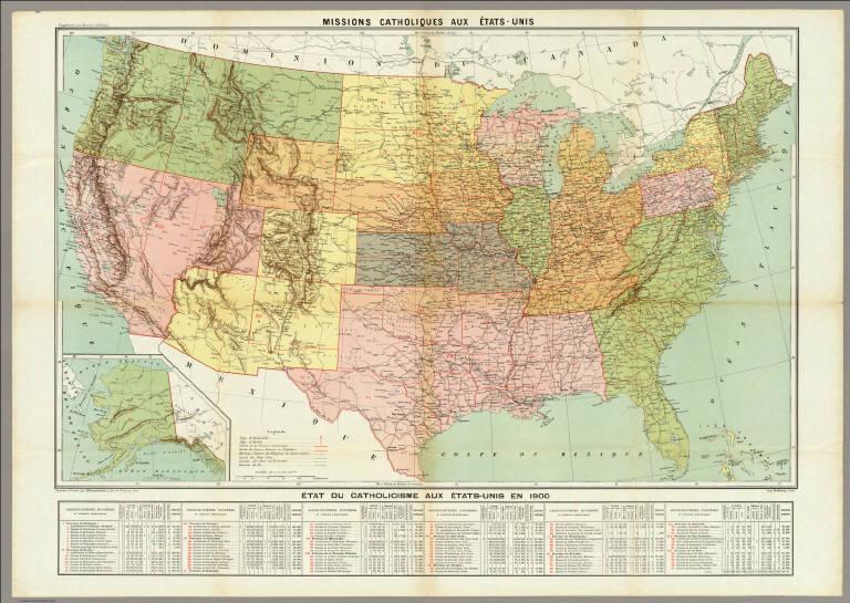 Missions Catholiques aux Etats-Unis.