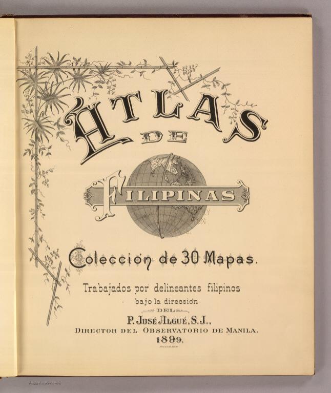 Title Page No. 1: Atlas de Filipinas.