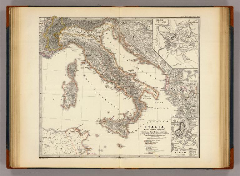 Italia, Gallia citerior, Illyricum, Sicilia, Sardinia, Corsica.