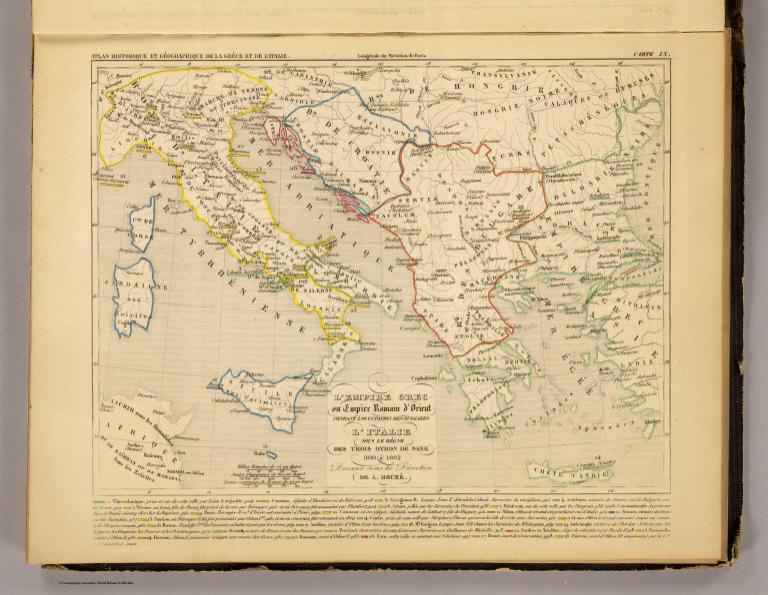 L'Empire Grec, l'Italie, 900 a 1002.