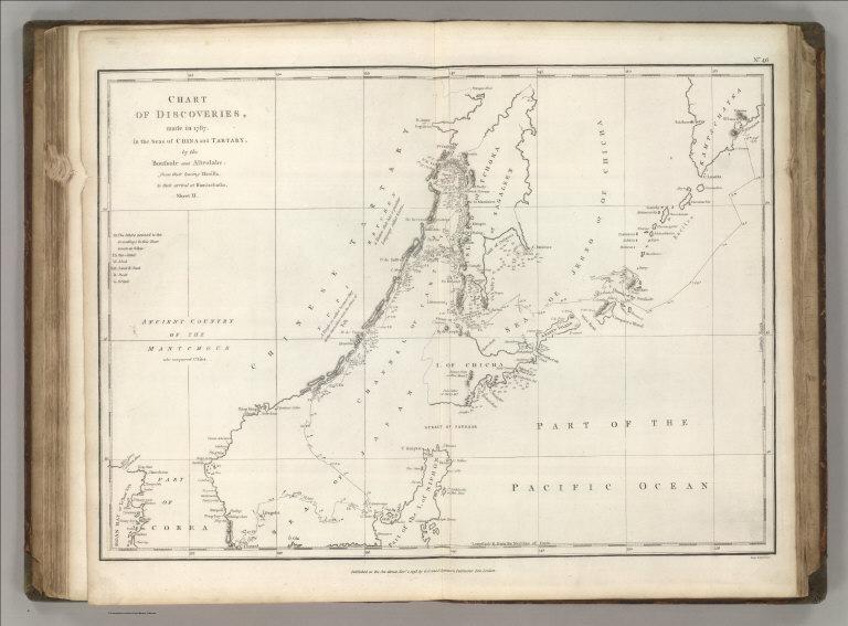 Chart of Discoveries, Made in 1787, in the Seas of China and Tartary, Sheet II.