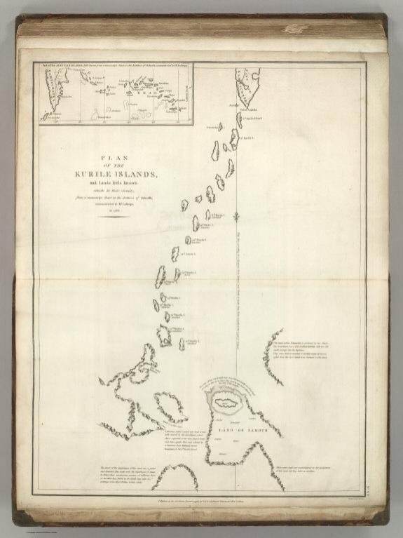 Plan of the Kurile Islands.