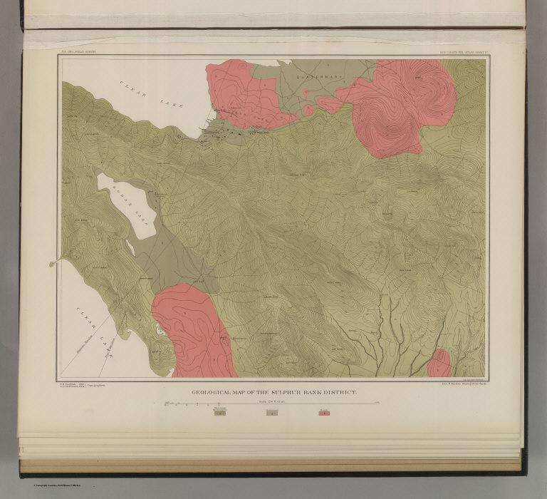 Geological Map of the Sulphur Bank District.