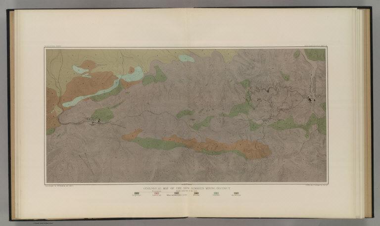 Geological Map of the New Almaden Mining District.