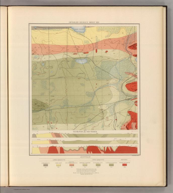 Detailed Geology Sheet XXV.