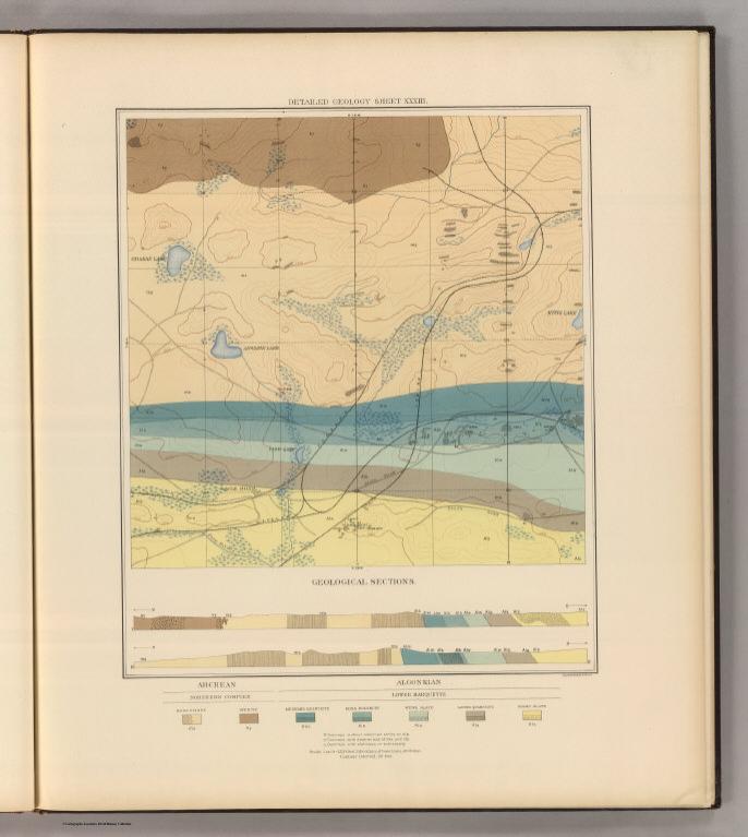 Detailed Geology Sheet XXXIII.