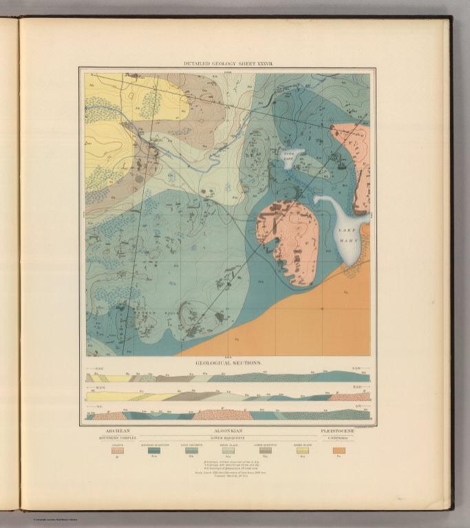 Detailed Geology Sheet XXXVII.