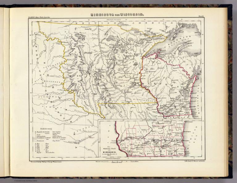 Minnisota und Wisconsin.