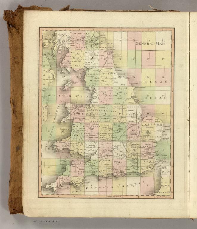 Index Map: Cary's New Map of England And Wales, With Part Of Scotland.