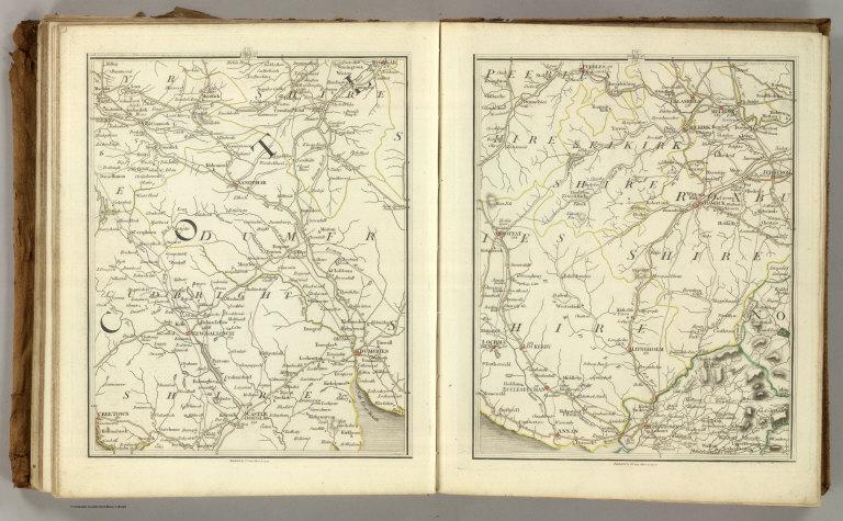 Sheets 66-67. (Cary's England, Wales, and Scotland).