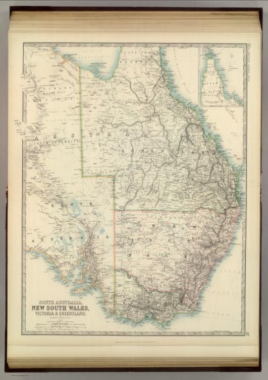 South Australia, New South Wales, Victoria & Queensland.