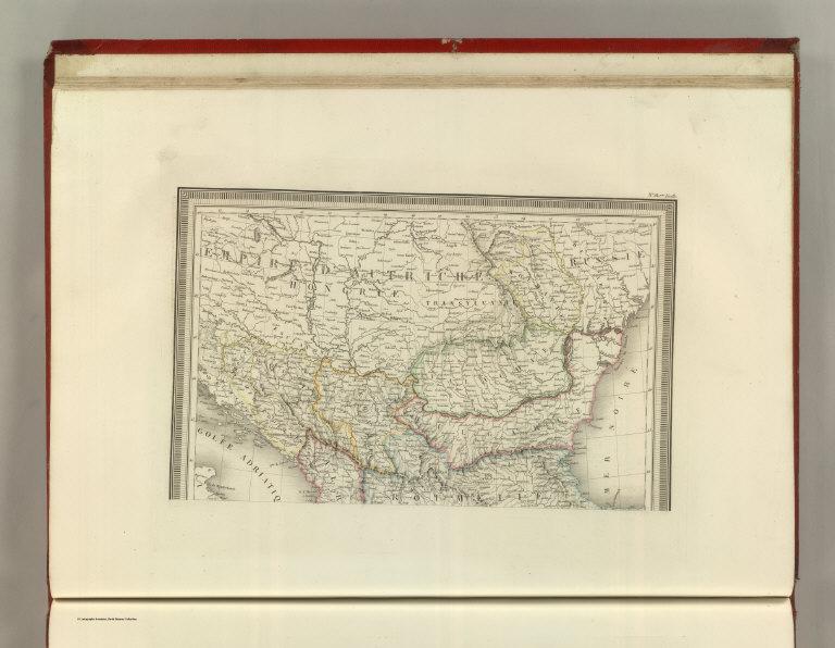 Carte de la Turque d'Europe et de la Grece.