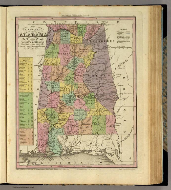 New Map Of Alabama.