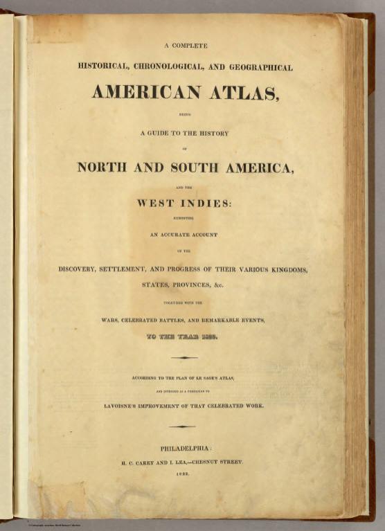 Title Page: Complete historical, chronological, and geographical American atlas.