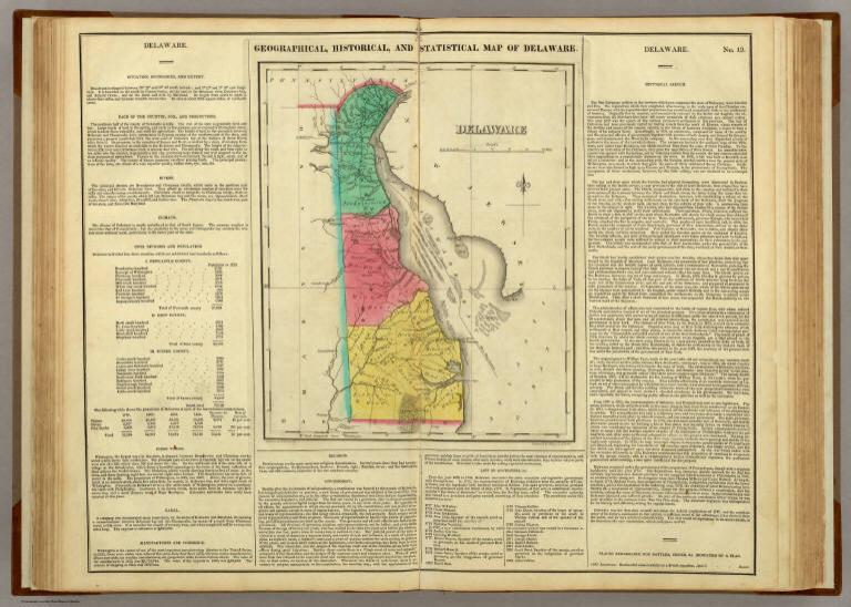 Map Of Delaware.