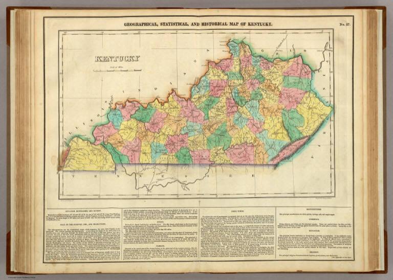 Map Of Kentucky.