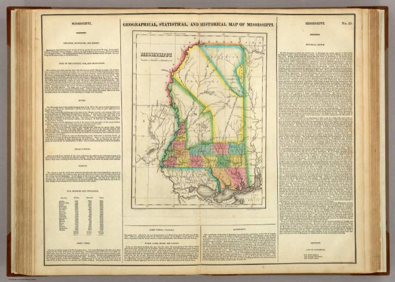 Map Of Mississippi.