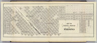 Map of central portion of Fresno. (Compiled, drawn and published ... by Thos. H. Thompson, Tulare, California, 1891)