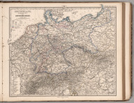 Stieler's Hand-Atlas ... No. 19. Deutschland Ubersicht des Deutschen Reichs.