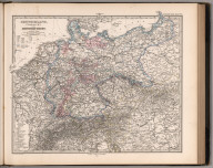 Stieler's Hand-Atlas No. 17. Deutschland Ubersicht des Deutschen Reichs.