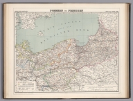 Pommern und Preussen. Beriechtigt 1867. Situation von Otto v. Eyb, in Munchen u. Fr. Schrift gestochen v. Fr. Meier in Nurnberg 1858. (to accompany) H. Kiepert's Neuer Handatlas No. 11. Berlin BEI Dietrich Reimer.