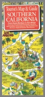 (Covers to) A Southern California overview. MetroGuide copyright 1991. Produced and published by Ross Anzalone. Printed in USA. Cartoons by Michael O. Smith. (Cover title) Tourist's map & guide Southern California from Santa Barbara to San Diego.